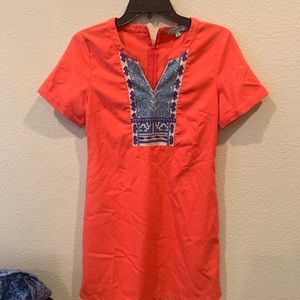 Tangerine summer dress